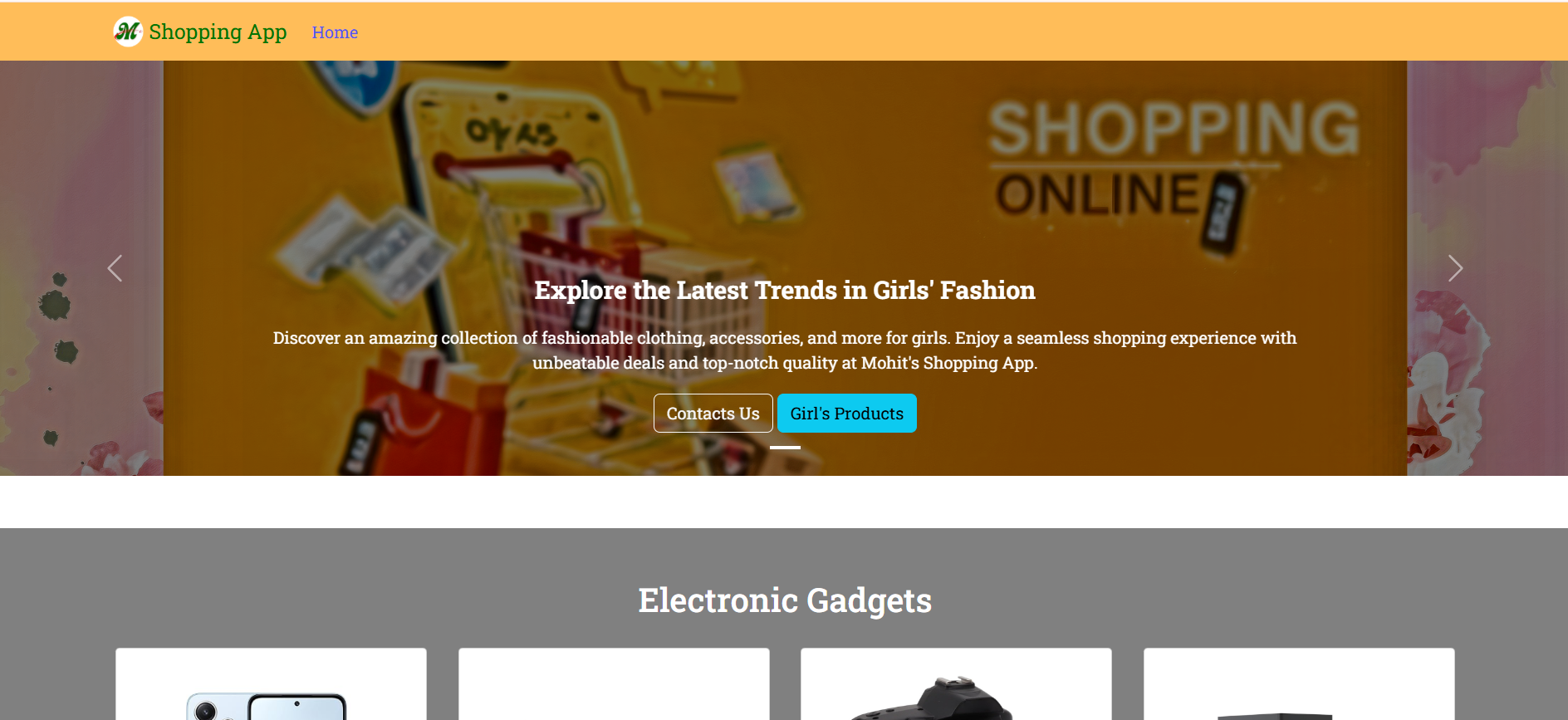 React Shopping App